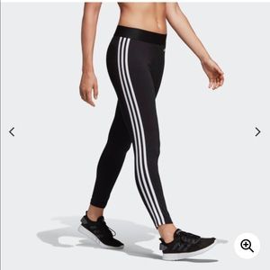 adidas essential 3 stripe tights